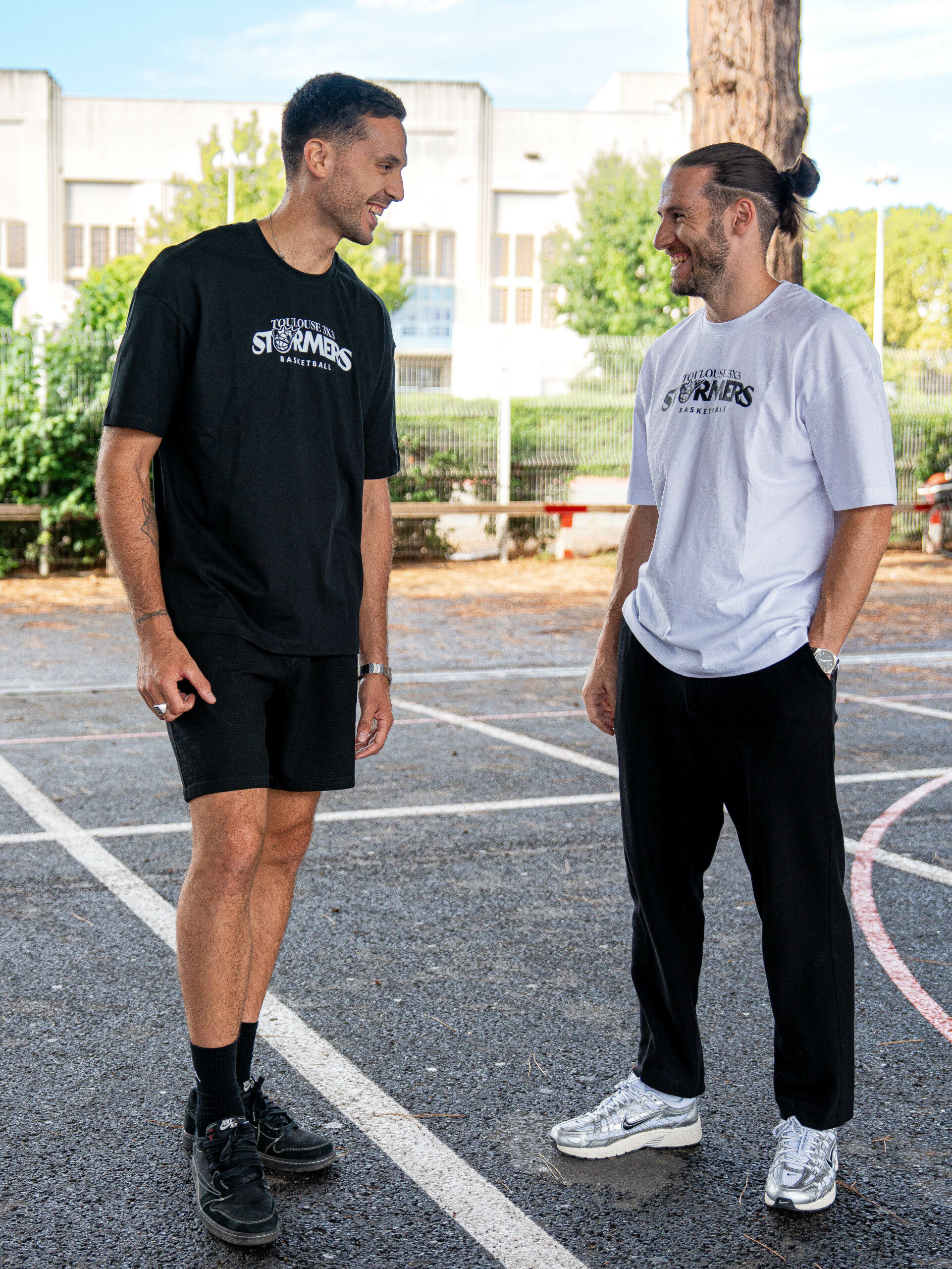 T-shirt manches courtes - Noir / Blanc – Image 3