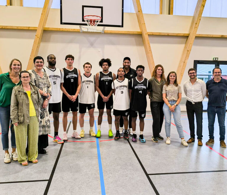 Les Young Stormers présents à l’inauguration du complexe sportif Laetitia Moussard